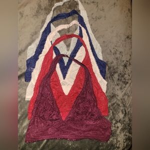 Victoria Secret Lace Halter Bralettes